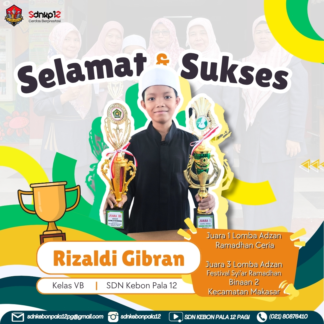 Juara 1 Lomba Adzan Putra
